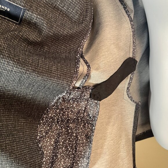 7 Diamonds Men's gray on gray Blazer sports suit coat Jacket XL 46R EUC - Picture 5 of 6